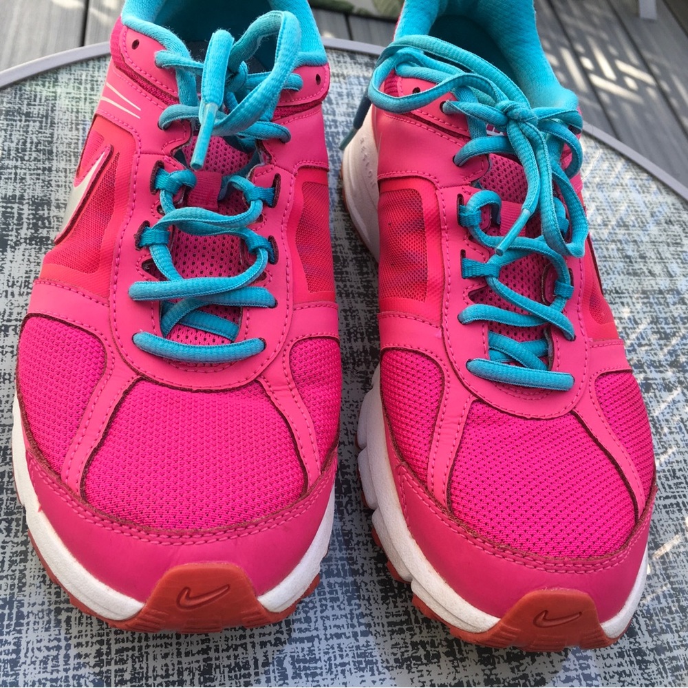 Nike Air Relentless 3 Women's Athletic Running Shoes Size 8.5 Hot Pink Aqua - Picture 6 of 8